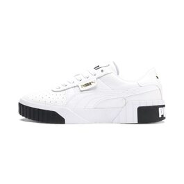 Жіночі кросівки Puma Cali Wn's білі з чорним логотипом, розмір 36 EU