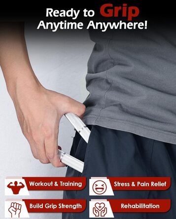 Набір для тренування сили рук Handtrainer - 6 штук (23-91 кг) для розвитку м'язів та реабілітації