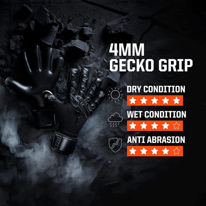 Воротарські рукавички T1TAN Beast з захистом пальців для дорослих, футбольні рукавички унісекс, 4 мм професійний грип, різні розміри та кольори