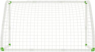 Футбольні ворота YRHome PVC 245x155 см для дітей, саду та пляжу – стійкі до будь-якої погоди, з сіткою, для парку, ігрового майданчика, тренувань, двору
