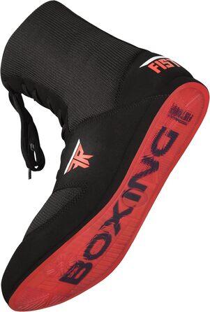 Боксерські черевики FISTRAGE: шкіряні, для тренувань, унісекс, Pro, чорні. Підходять для чоловіків та підлітків.