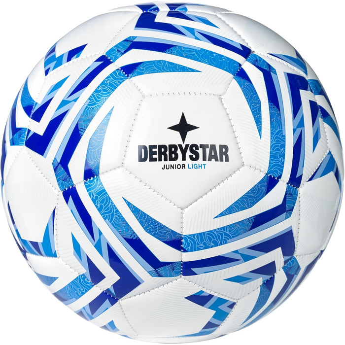 М'яч футбольний Derbystar Junior Light Білий/Синій, розмір 4