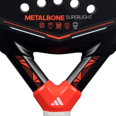 Ракетка для падел Adidas Metalbone Superlight, чорна - професійна, легка, для гри в падел