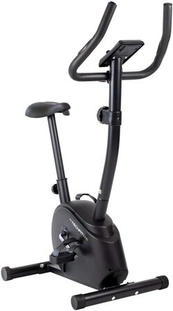 Велотренажер TechFit B250 магнітний, кардіо, домашній тренажер з регульованим сідлом, пульсометром та LCD-дисплеєм