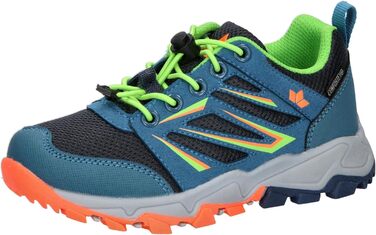 Дитячі трекінгові черевики Lico Bendigo для хлопчиків та дівчаток, сірі, рожеві, блакитні (26 EU, Petrol Lemon Orange)