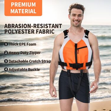 Schwimmhilfe Badeanzug для дорослих Owntop, оранжевий, Medium-Large