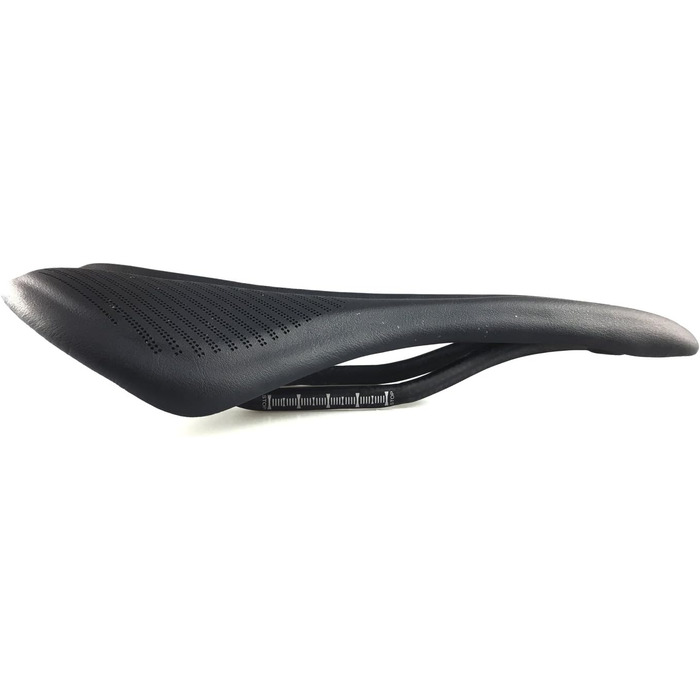 Велосідельний штир PLATT Carbon Superleicht: спортивний, для шосейного, трекінгового та гірського велосипеда, чорний, з шкіряним покриттям
