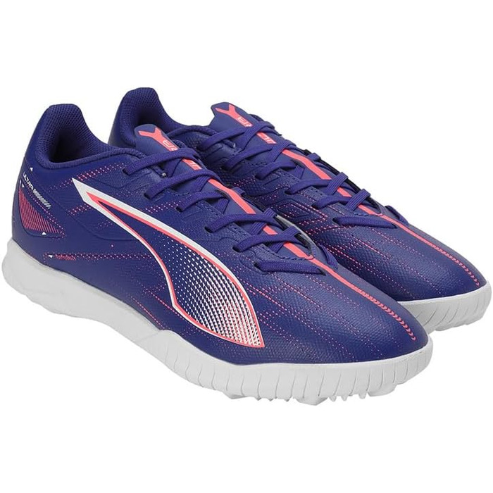 Кросівки футбольні PUMA Ultra 5 Play Tt - Unisex, 47 EU, Lapis Lazuli/Puma White/Sunset Glow