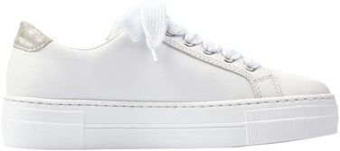 Кросівки жіночі Rieker N4902 білі, 39 EU - зручне взуття для міста