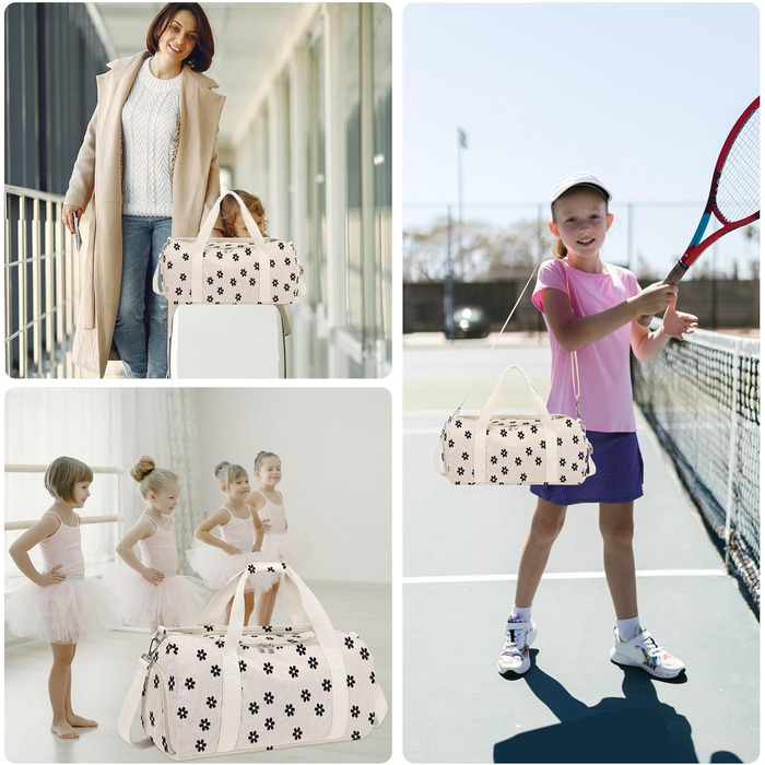 Дитяча спортивна сумка-рюкзак для плавання та гімнастики з відділенням для взуття та мокрих речей, для дівчаток, яскравий дизайн, кольорова гама (Color 9)