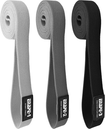 Гумові фітнес-гуми Resistance Bands 3 шт. для сідниць, ніг та всього тіла – еластичні стрічки для йоги, пілатесу, силових тренувань вдома