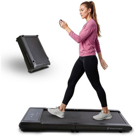 Тренажер Sportstech sWalk Fold: компактний біговий доріжки для дому з LED-підсвіткою та керуванням через додаток, до 6 км/год, 120 кг