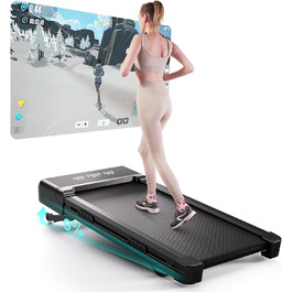 Walking Pad Superun –Бігова доріжка для дому з нахилом, 3.0 PS, з додатком та пультом – до 136 кг, чорний