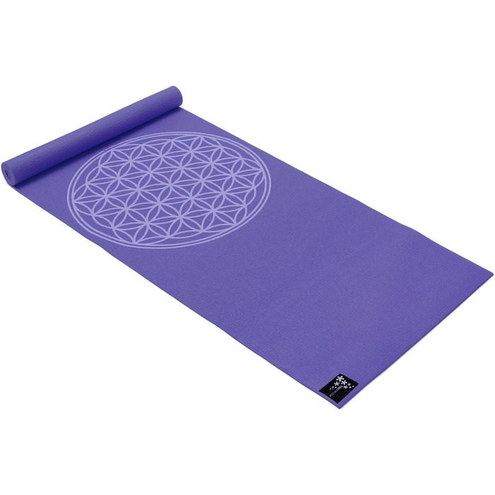 Йога-мат Yogistar Yogimat Basic Фіолетовий «Квітка життя»