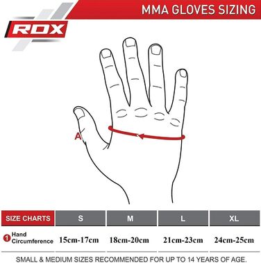 RDX рукавички для MMA, спарингів та бойових мистецтв, відкриті, вентильовані, для чоловіків і жінок
