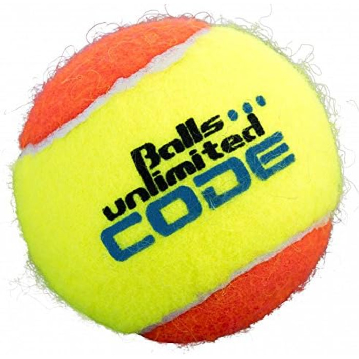 Тенісні м'ячі Balls Unlimited Code Blue, безтискові, для тренувань, 60 шт, жовто-оранжеві