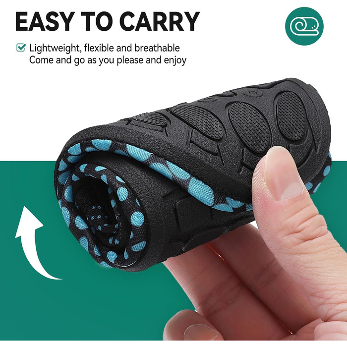 Чоловічі та жіночі аквашузи для плавання, йоги та відпочинку на пляжі. Швидко сохнуть, неслизькі, легкі (43 EU, Синій G995)