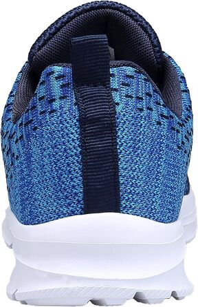 Кросівки для бігу та повсякденного носіння, дихаючі, шнурівка, спортивні, сітка, для чоловіків та жінок (36 EU, синій)