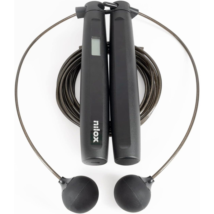 Розумна скакалка Nilox Smart Rope з підсвічуванням, лічильником стрибків і калорій, 3 режими, Bluetooth, підтримка SkipJoy App