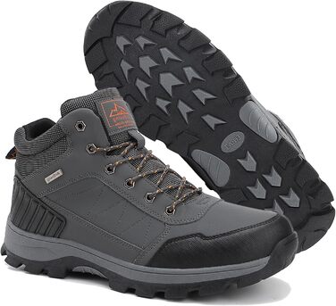 Чоловічі зимові черевики Arrigo Bello: теплий, зручний, водонепроникний трекінг для зими, розмір 41-46, колір зелений (сірий)