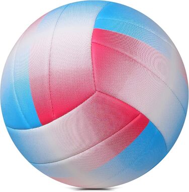 Волейбольний м'яч PECOGO розмір 5 з PU шкіри, для залу та вулиці, ідеальний для тренувань та гри, підходить для початківців, підлітків та дорослих