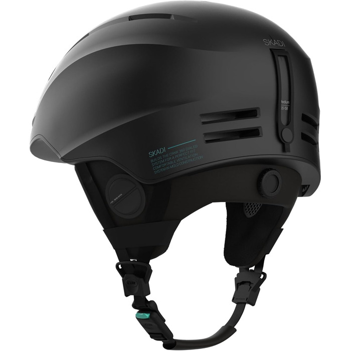 Гірськолижний шолом CRNK Skadi з Bluetooth, шумозаглушенням, чорний, M, для чоловіків і жінок