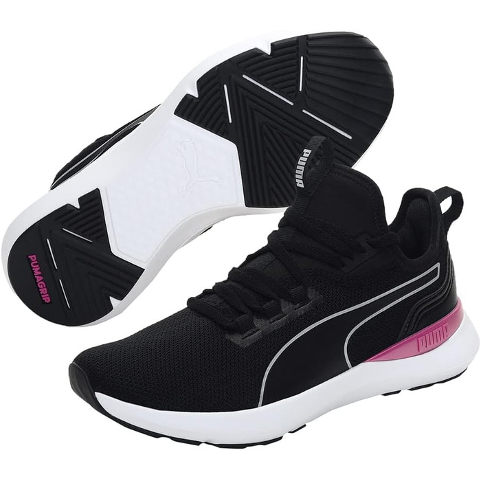 Жіночі гімнастичні черевики PUMA Pure Xt Stardust, Puma Black Deep Orchid (37 EU)