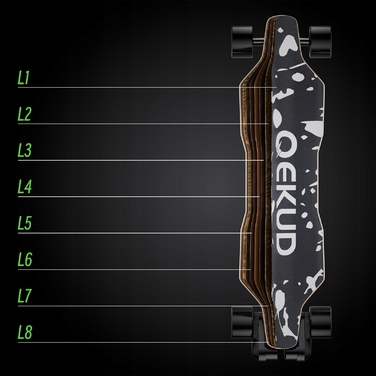 Електричний лонгборд Qekud S4