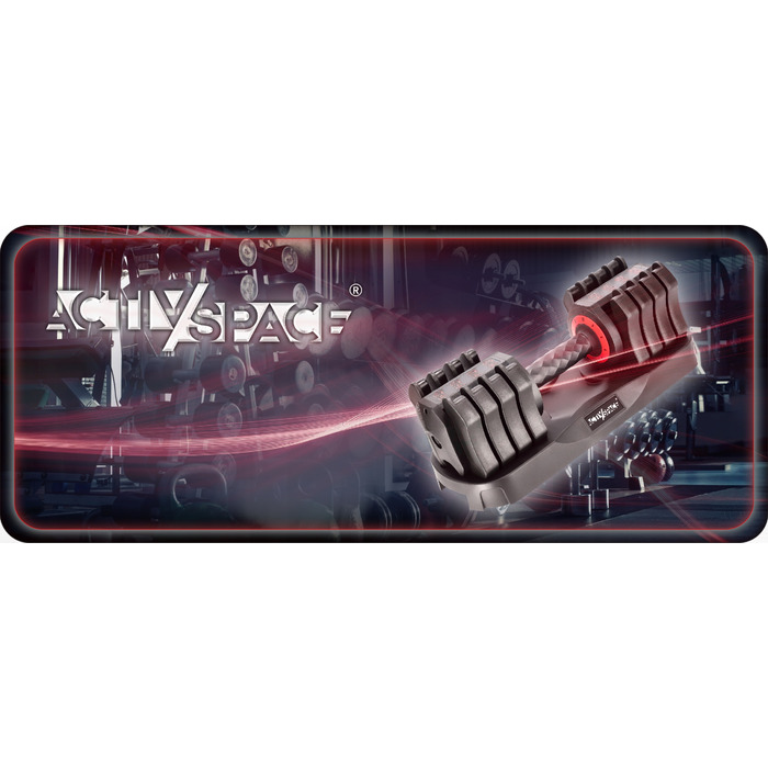 Регульовані чавунні гантелі Activ/Space 1 x 10 кг