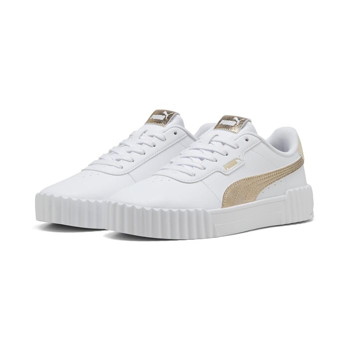 Жіночі кросівки PUMA Carina 3.0 Metallic Whisper White Gold (розмір 37.5 EU)