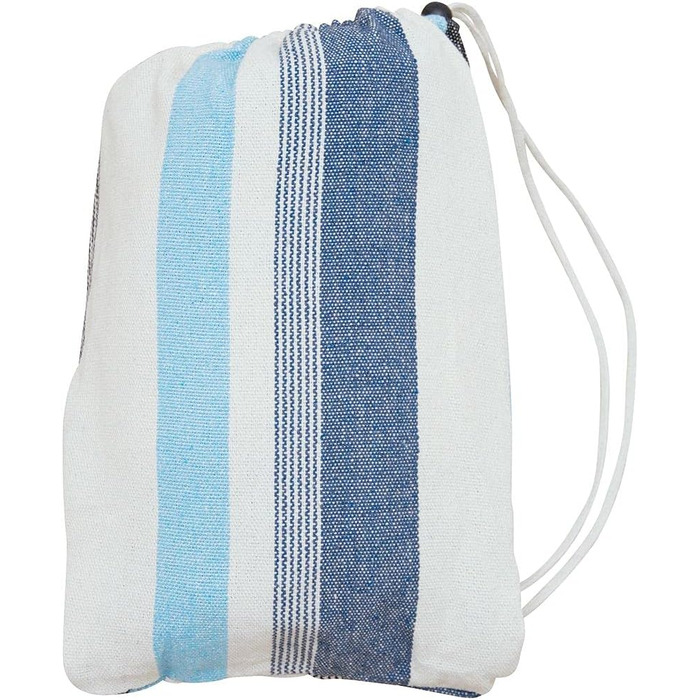 Гамак yourGEAR Maui XL, 220x120 см, бавовна, 240 кг, зелений/блакитний (аква)