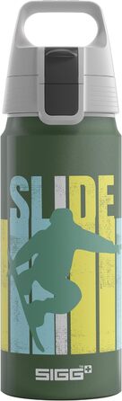 Дитяча алюмінієва пляшка SIGG WMB ONE 0,6 л для газованих напоїв, герметична, легка, BPA-free, сертифікат ClimatePartner, для спорту та школи