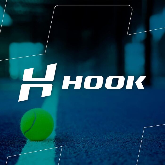 Унісекс падельна ракетка Hook Platinum Black Spyder, 355/365 г, 100% карбон, контроль 95%, EVA, середній баланс, піщане покриття, кругла форма