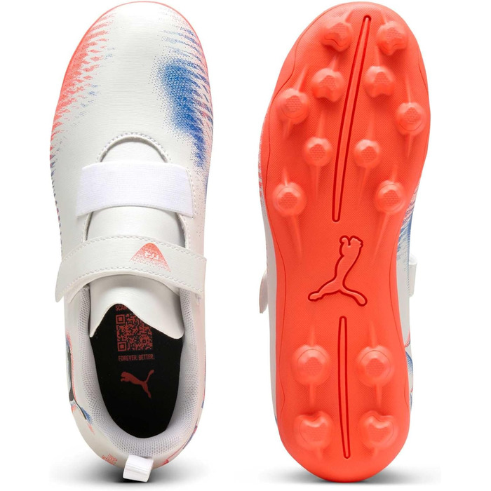 Дитячі футбольні бутси Puma Future 8 Play V Fg/Ag Rb Jr 25 EU - Білий, Чорний, Червоний