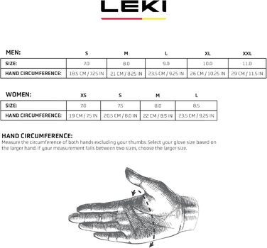 Жіночі лижні рукавички LEKI PRC ThermoPlus Shark, бірюзові, розмір 6