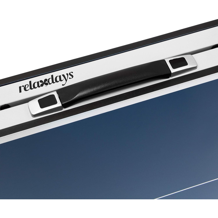 Складний настільний тенісний стіл Relaxdays Midi 71x150x67 см, синій, з сіткою, ракетками та м’ячами, портативний для дому