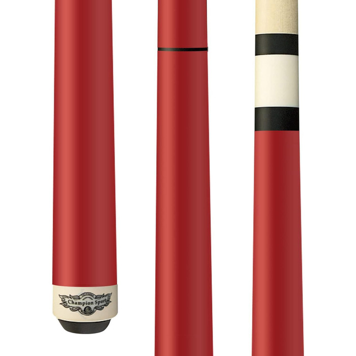 Чемпіон Серберус Ерос - професійний бик для більярду, 3-х частинний, 540-740 г, 22oz, TF-1 Red