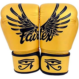Боксерські рукавички Fairtex BGV1 Falcon Gold 400 г для муай-тай