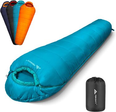 Спальний мішок Forceatt -10°C~15°C, 4 сезони, для дорослих, водонепроникний, ultralight, для кемпінгу, подорожей, відпочинку на природі.