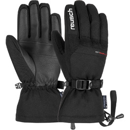 Чоловічі лижні рукавички Reusch Outset R-TEX® XT, теплі, водонепроникні, дихаючі, чорні/білі