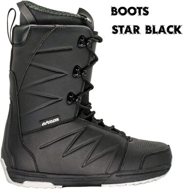 Комплект для сноубордингу Airtracks Jungle Wide Hybrid Rocker 150 см + кріплення Master FASTEC + черевики Star Black 40 + сумка