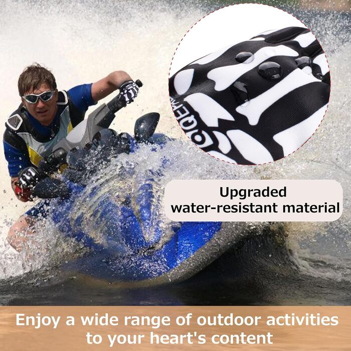 Рукавички для велосипеда Azarxis MTB чоловічі/жіночі, зимові, вітронепроникні, для катання, трекінгу, бігу, чорні, повномірні