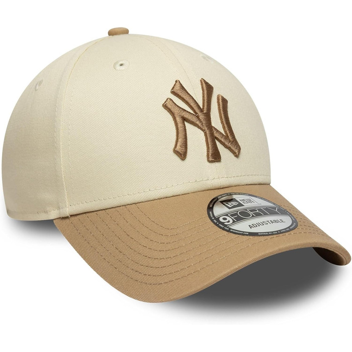 Кепка New Era 9Forty New York Yankees — Регульована бейсболка з вигнутим візерунком, офіційний логотип MLB, One Size