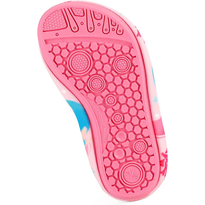 Дитячі шльопанці для плавання та відпочинку на пляжі: антиковзаючі, швидковисихаючі, для дівчаток та хлопчиків (22/23 EU, Рожевий)