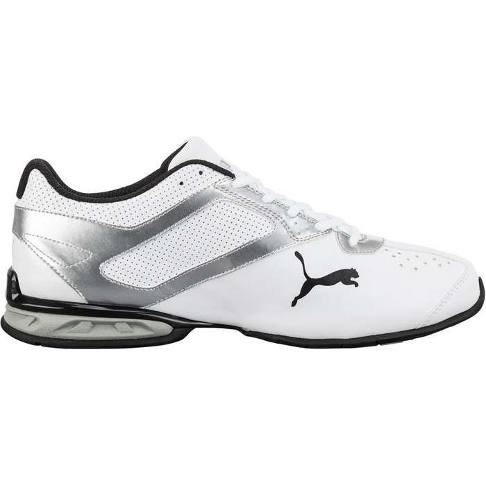 Кросівки чоловічі PUMA Tazon 6 (42 EU, білий, сріблястий, чорний)