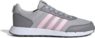 Кросівки для бігу Adidas Run 50s, 38 EU, сірий/рожевий/сірий, для жінок
