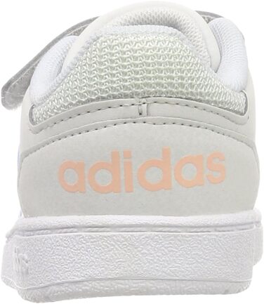 Кросівки баскетбольні adidas Hoops 2.0 CMF C для дітей, сірі та зелені, 27 EU