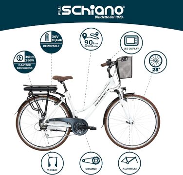 Електровелосипед F.lli Schiano E-Ride 28