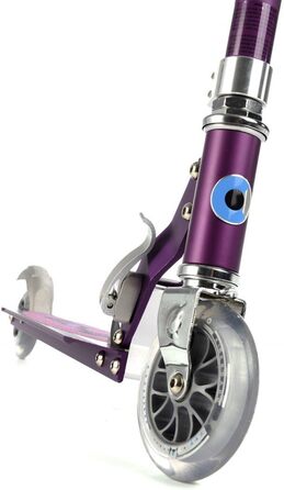 Дитячий самокат Micro Sprite Roller, фіолетовий, смугастий дизайн