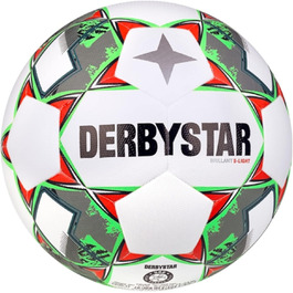 Футбольний м'яч Derbystar Brillant DB S-Light V23 розмір 4 біло-зелений, для юніорів, унісекс